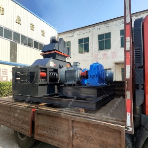 2PG0806彈簧式對輥破碎制砂機設備發貨圖片