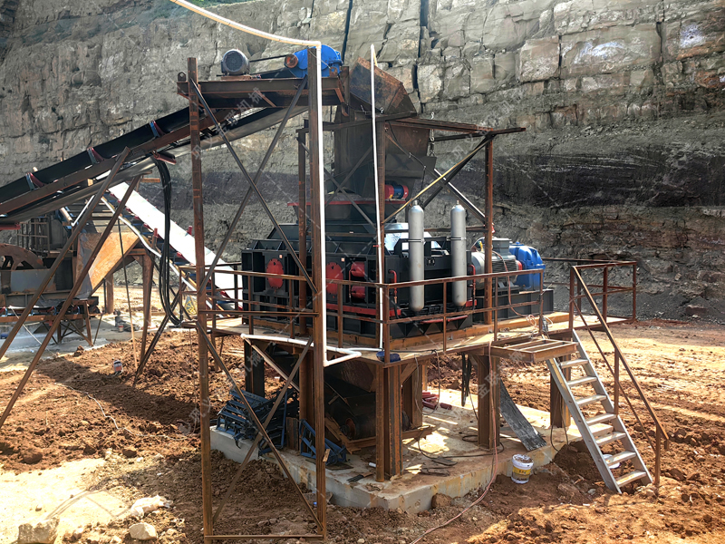 河卵石制砂生產線改造實錄：液壓對輥機如何替代傳統錘破？