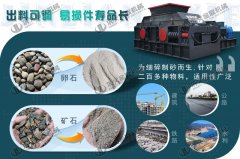 膨潤土破碎用對輥破碎機怎么樣，都有哪些優(yōu)勢？